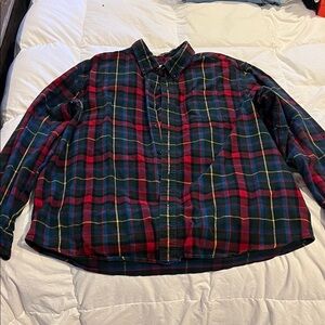 L.L. Bean Men's Plaid Shirt - Red, Green, and Blue
Size: XL-Reg
ItemID: 228061